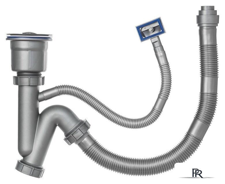 Кухонная мойка Saniteco 5045 PVD (с сифоном, дозатором и коландером) - Изображение №14 — Интернет-магазин ПроЗаказ