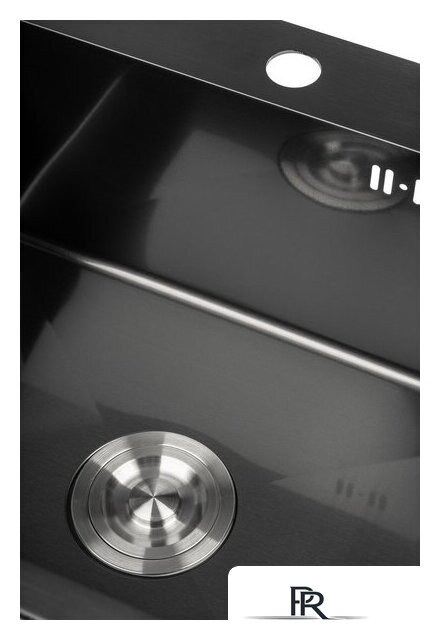 Кухонная мойка Saniteco 5045 PVD (с сифоном, дозатором и коландером) - Изображение №7 — Интернет-магазин ПроЗаказ