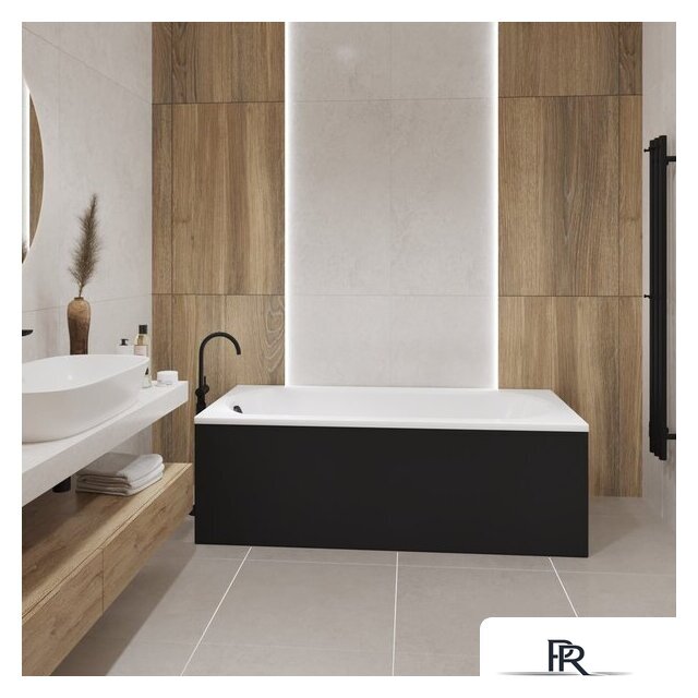 Ванна Lauter Haven 160 21202006 (с ножками, черным подголовником и черным лиц.экраном) - Изображение №19 — Интернет-магазин ПроЗаказ