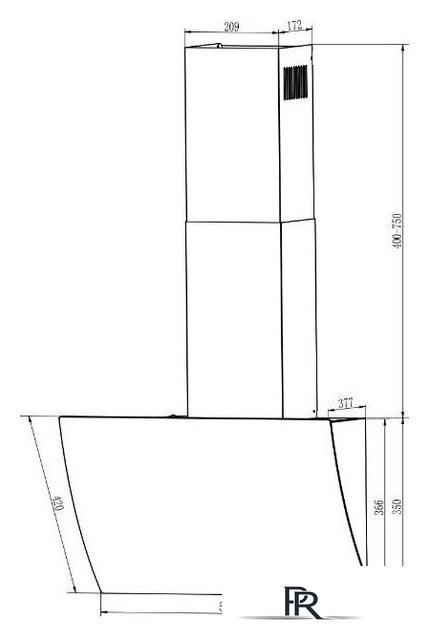 Кухонная вытяжка Elikor Wave 60 BK - Изображение №10 — Интернет-магазин ПроЗаказ