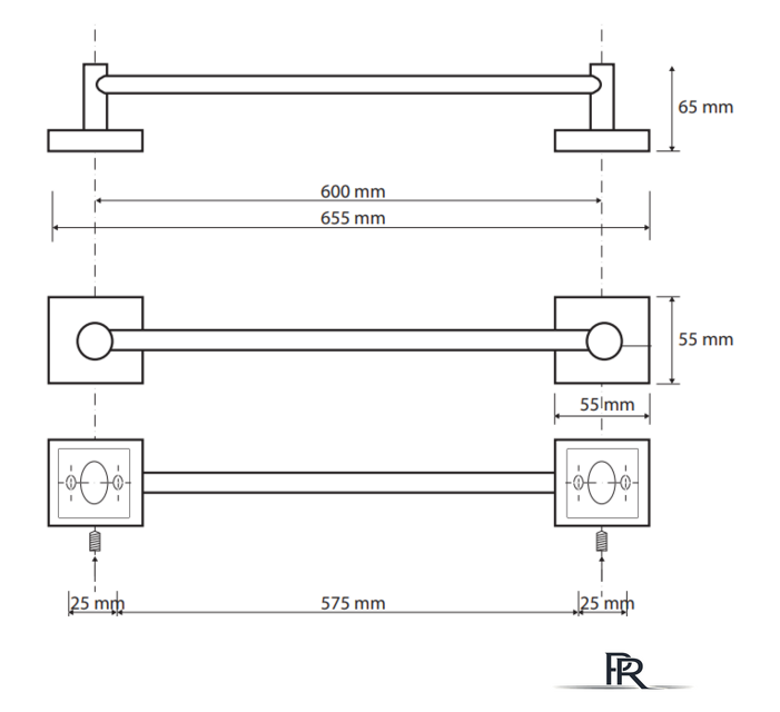 Держатель для полотенца Bemeta Beta 132104042 - Изображение №2 — Интернет-магазин ПроЗаказ