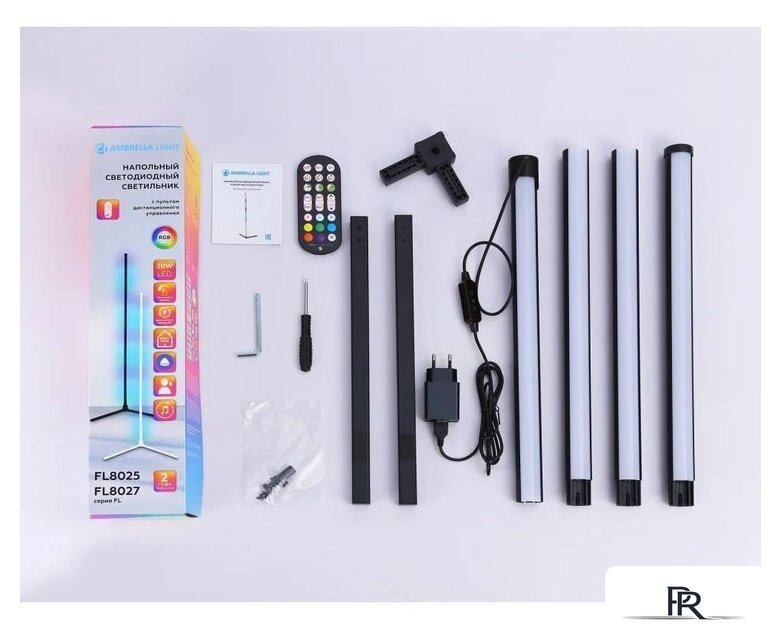 Торшер Ambrella light FL8027 BK (черный) - Изображение №2 — Интернет-магазин ПроЗаказ