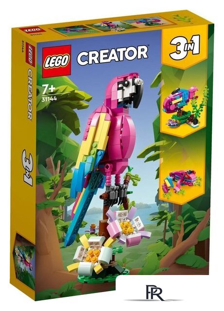 Конструктор LEGO Creator 3-in-1 31144 Экзотический розовый попугай - Изображение №1 — Интернет-магазин ПроЗаказ
