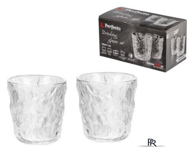 Набор стаканов для воды и напитков Perfecto Linea Frosty Ice 31-280100 - Изображение №1 — Интернет-магазин ПроЗаказ