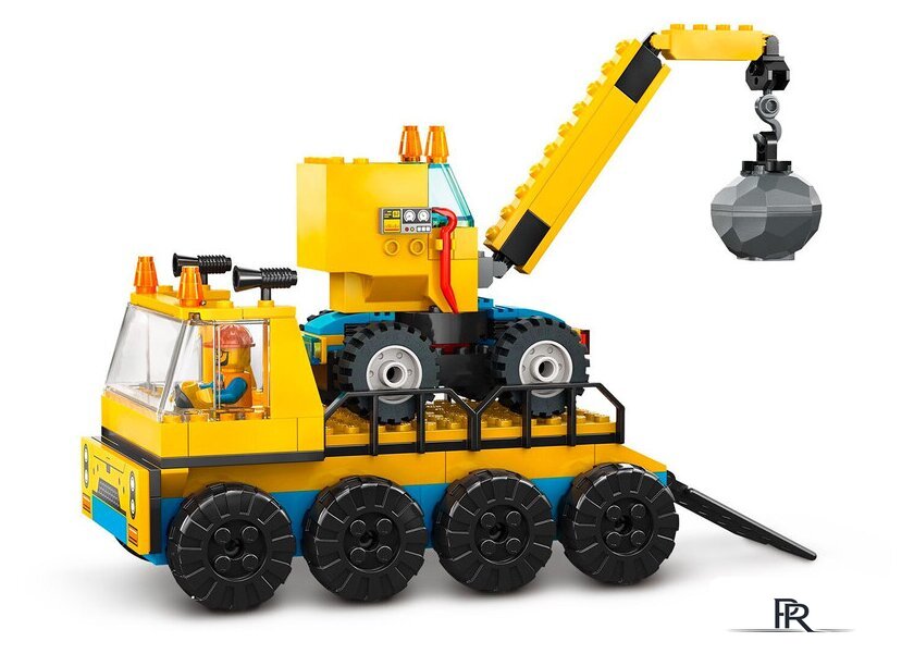 Конструктор LEGO City 60391 Строительные машины и кран с шаром для сноса - Изображение №6 — Интернет-магазин ПроЗаказ