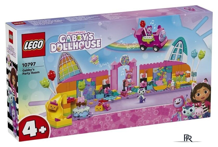Конструктор LEGO Gabby's Dollhouse 10797 Габби Праздничная комната - Изображение №1 — Интернет-магазин ПроЗаказ