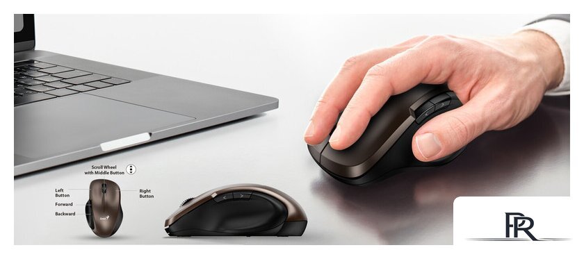 Мышь Genius Ergo 8200S (шоколадный) - Изображение №5 — Интернет-магазин ПроЗаказ