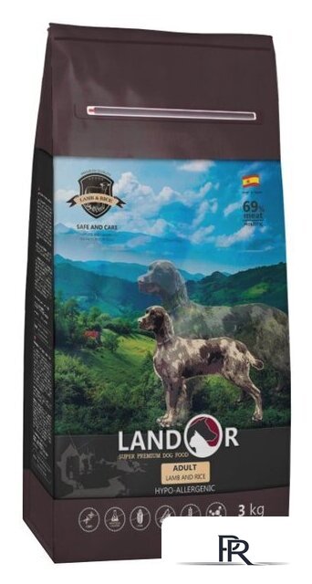 Сухой корм для собак Landor Adult Lamb with Rice 15 кг - Изображение №1 — Интернет-магазин ПроЗаказ