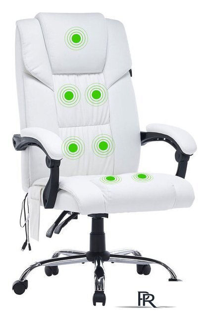 Офисное кресло CACTUS CS-CHR-OC02M-WT (белый) - Изображение №1 — Интернет-магазин ПроЗаказ