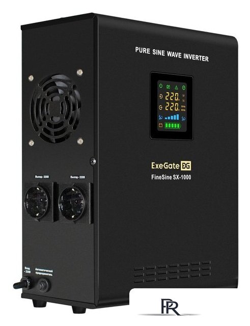 Источник бесперебойного питания ExeGate FineSine SX-1000.LCD.AVR.2SH EX295997RUS - Изображение №1 — Интернет-магазин ПроЗаказ