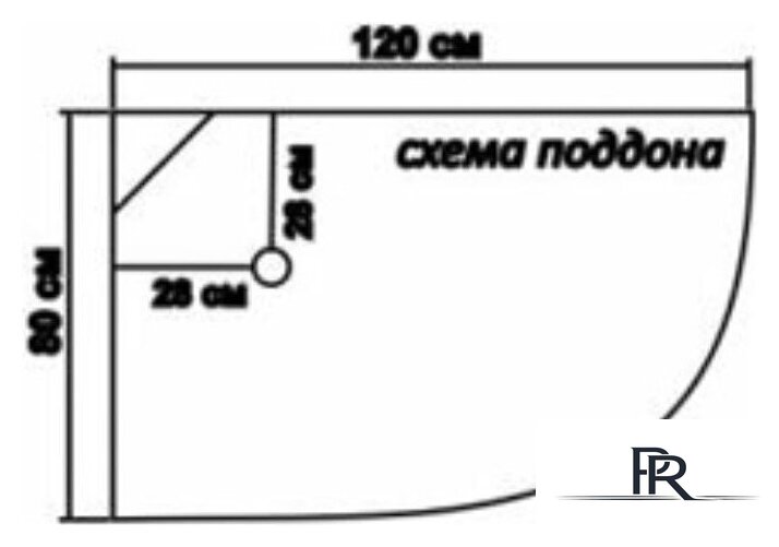 Душевой поддон Водный мир ВМ-8824 L (80x120) - Изображение №2 — Интернет-магазин ПроЗаказ