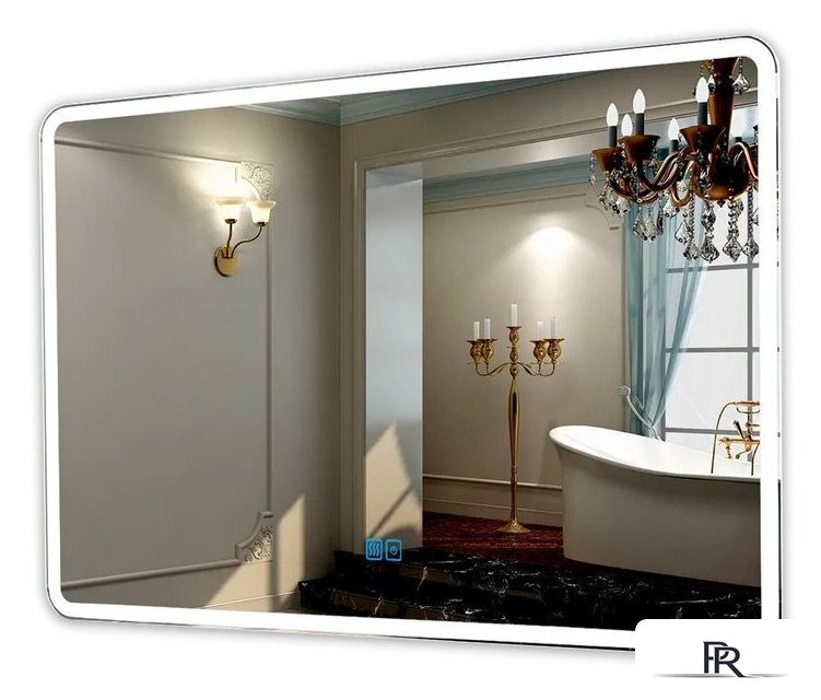  Пекам Зеркало Marta 1 100x80 marta1-100x80sp (с подсветкой, подогревом и сенсором на прикосновение) - Изображение №1 — Интернет-магазин ПроЗаказ