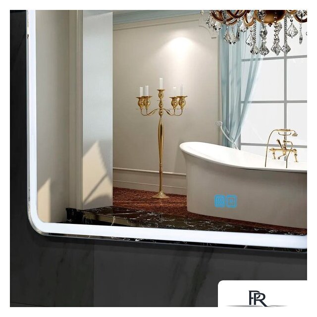  Пекам Зеркало Marta 1 100x80 marta1-100x80sp (с подсветкой, подогревом и сенсором на прикосновение) - Изображение №5 — Интернет-магазин ПроЗаказ