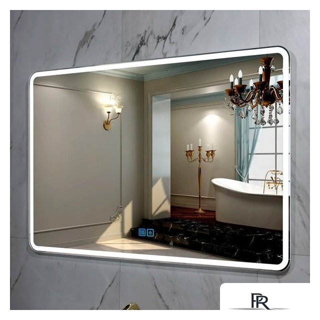  Пекам Зеркало Marta 1 100x80 marta1-100x80sp (с подсветкой, подогревом и сенсором на прикосновение) - Изображение №7 — Интернет-магазин ПроЗаказ