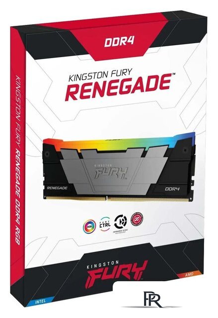 Оперативная память Kingston FURY Renegade RGB 4x16ГБ DDR4 3600 МГц KF436C16RB12AK4/64 - Изображение №4 — Интернет-магазин ПроЗаказ