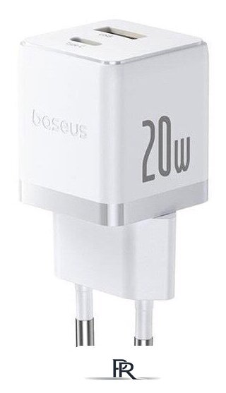 Сетевое зарядное Baseus Palm Fast Charger C+U 20W EU P10111608213-01 (белый) - Изображение №1 — Интернет-магазин ПроЗаказ
