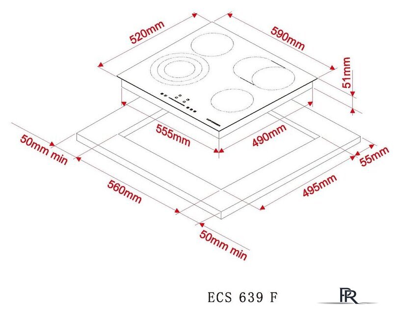 Варочная панель KUPPERSBERG ECS 639 F - Изображение №7 — Интернет-магазин ПроЗаказ