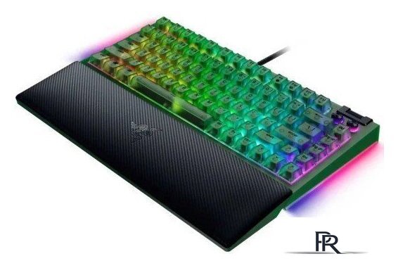 Клавиатура Razer BlackWidow V4 75% Phantom Edition (зеленый, нет кириллицы) - Изображение №3 — Интернет-магазин ПроЗаказ