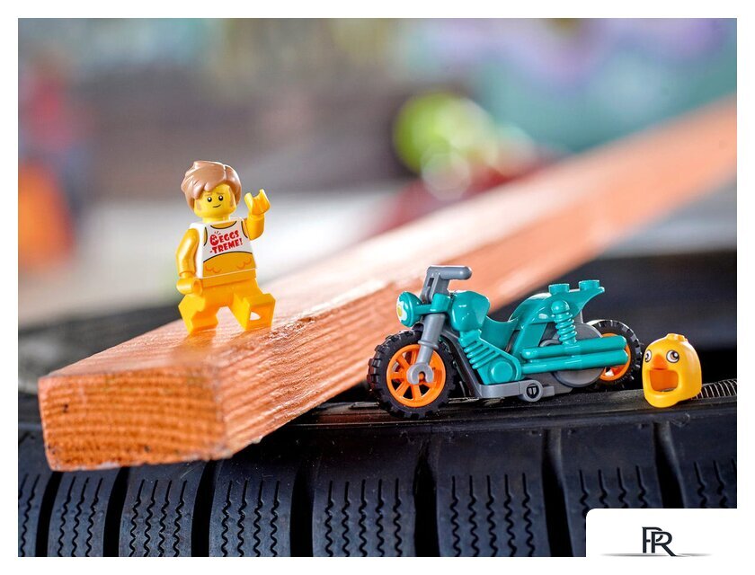 Конструктор LEGO City 60310 Трюковый мотоцикл с цыпленком - Изображение №6 — Интернет-магазин ПроЗаказ