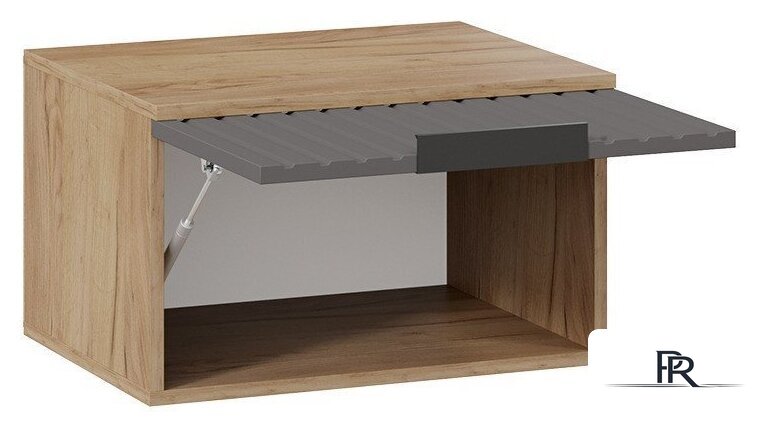 Шкаф распашной Трия Хилтон Исп.2.1 (дуб крафт золотой/графит матовый) - Изображение №2 — Интернет-магазин ПроЗаказ