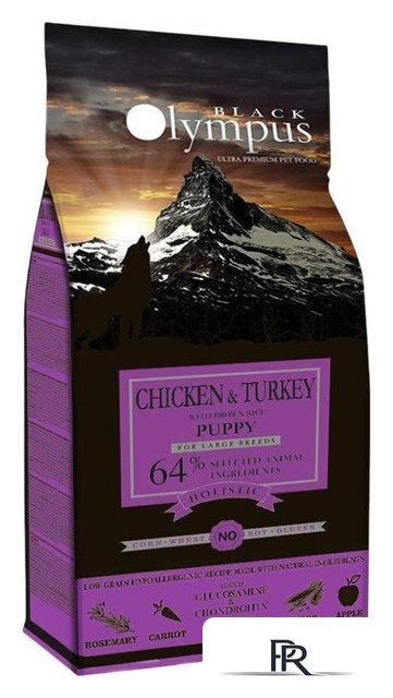 Сухой корм для собак Black Olympus Puppy Maxi Chicken&Brown Rice 12 кг - Изображение №1 — Интернет-магазин ПроЗаказ