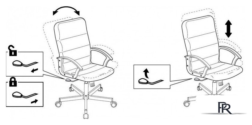 Офисное кресло Бюрократ Triest (молочный Fabric Velvet 20) - Изображение №12 — Интернет-магазин ПроЗаказ
