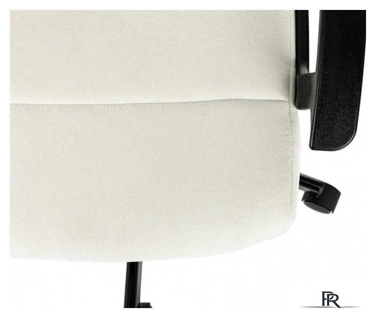 Офисное кресло Бюрократ Triest (молочный Fabric Velvet 20) - Изображение №7 — Интернет-магазин ПроЗаказ