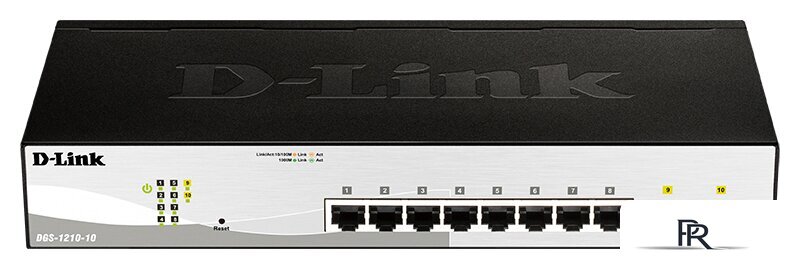Настраиваемый коммутатор D-Link DGS-1210-10/F1A - Изображение №1 — Интернет-магазин ПроЗаказ