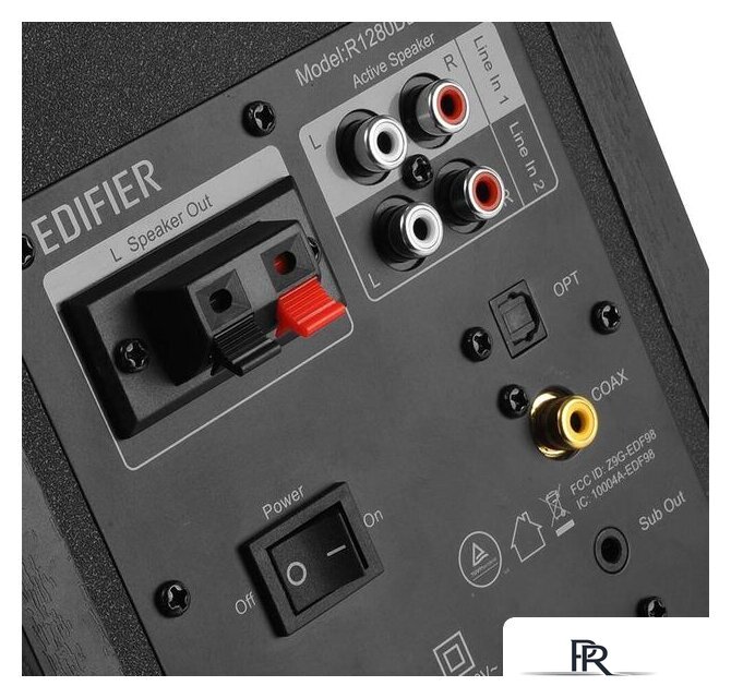 Акустика Edifier R1280DBs (черный) - Изображение №3 — Интернет-магазин ПроЗаказ