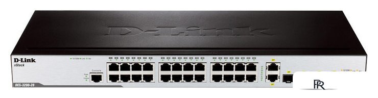 Управляемый коммутатор 2-го уровня D-Link DES-3200-28/C1A - Изображение №1 — Интернет-магазин ПроЗаказ