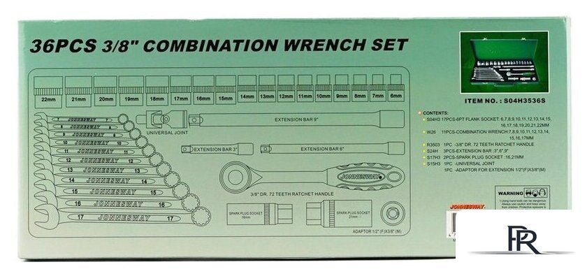Универсальный набор инструментов Jonnesway S04H3536S (36 предметов) - Изображение №7 — Интернет-магазин ПроЗаказ