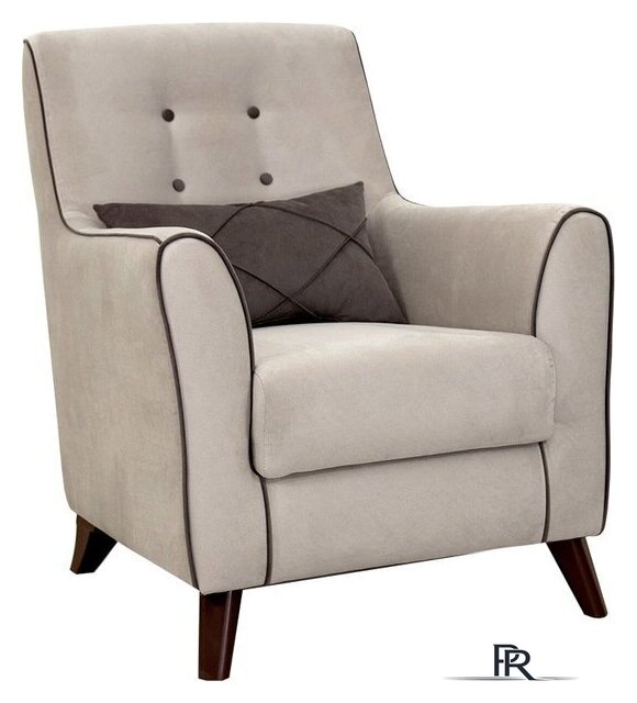 Интерьерное кресло Нижегородмебель Френсис ТК 262 (офелия/амиго велюр, бежевый) - Изображение №1 — Интернет-магазин ПроЗаказ
