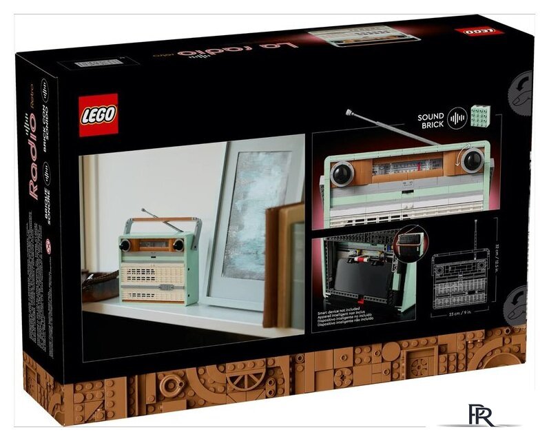 Конструктор LEGO Icons 10334 Радио в стиле ретро - Изображение №7 — Интернет-магазин ПроЗаказ