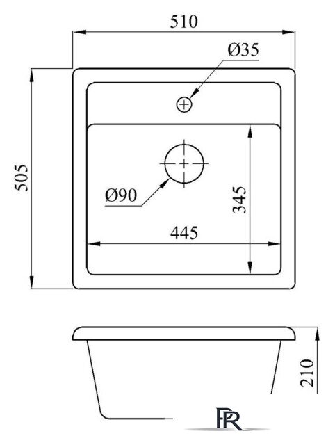 Кухонная мойка БелЭворс Rio (грей) - Изображение №2 — Интернет-магазин ПроЗаказ
