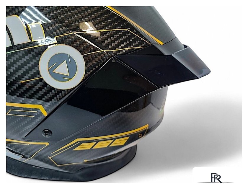 Мотошлем AIM RH365 365-012-S (S, Carbon Kaiqi Golden) - Изображение №10 — Интернет-магазин ПроЗаказ