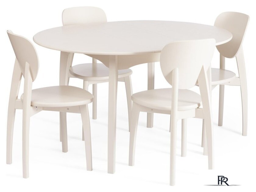 Стул TetChair Diamante жесткое сиденье (бук/ivory white) - Изображение №9 — Интернет-магазин ПроЗаказ