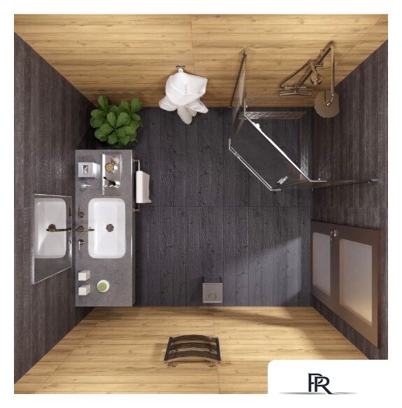 Душевой уголок Triton Дека-Блэк 90x90 (хром, без поддона) - Изображение №5 — Интернет-магазин ПроЗаказ