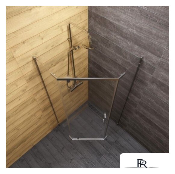 Душевой уголок Triton Дека-Блэк 90x90 (хром, без поддона) - Изображение №7 — Интернет-магазин ПроЗаказ