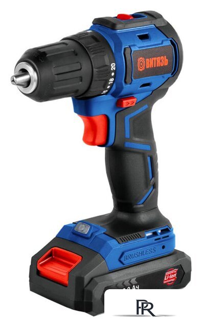 Дрель-шуруповерт Витязь ДА-520-13 18012022 (с 2-мя АКБ, кейс, набор оснастки) - Изображение №1 — Интернет-магазин ПроЗаказ