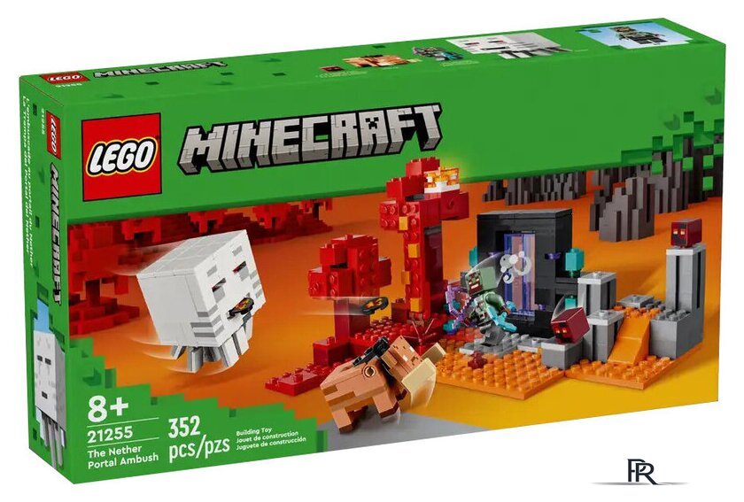 Конструктор LEGO Minecraft 21255 Засада у портала в Нижний мир - Изображение №1 — Интернет-магазин ПроЗаказ