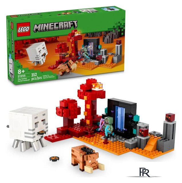 Конструктор LEGO Minecraft 21255 Засада у портала в Нижний мир - Изображение №3 — Интернет-магазин ПроЗаказ
