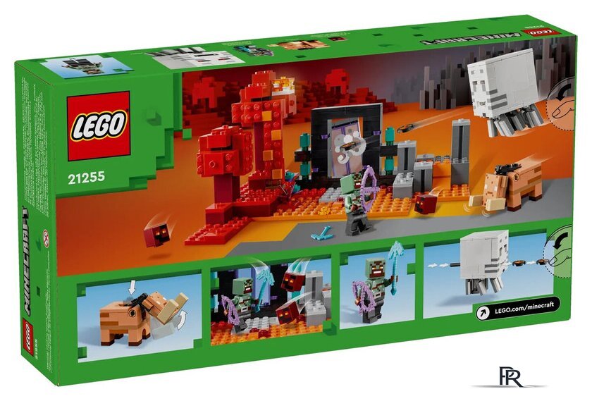 Конструктор LEGO Minecraft 21255 Засада у портала в Нижний мир - Изображение №2 — Интернет-магазин ПроЗаказ