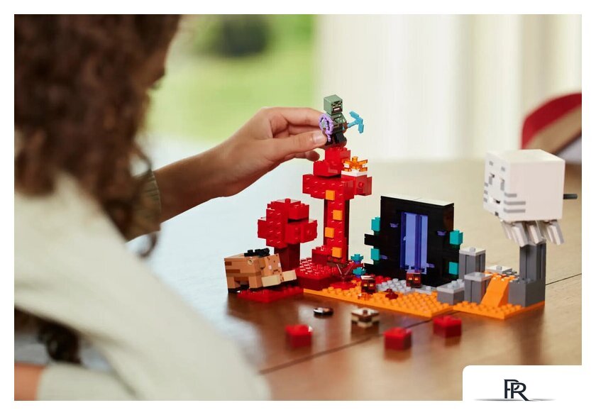 Конструктор LEGO Minecraft 21255 Засада у портала в Нижний мир - Изображение №10 — Интернет-магазин ПроЗаказ