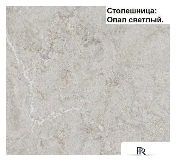 Готовая кухня Интерлиния Мила Матте 1.5x3.0 А левая (белый/луна/опал светлый) - Изображение №4 — Интернет-магазин ПроЗаказ