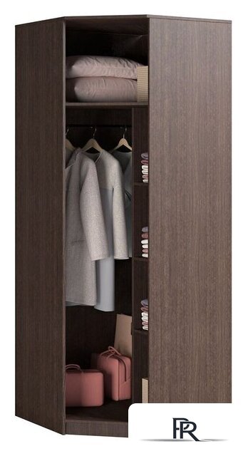 Шкаф распашной Genesis Мебель Светлана с зеркалом (венге/дуб молочный) - Изображение №2 — Интернет-магазин ПроЗаказ