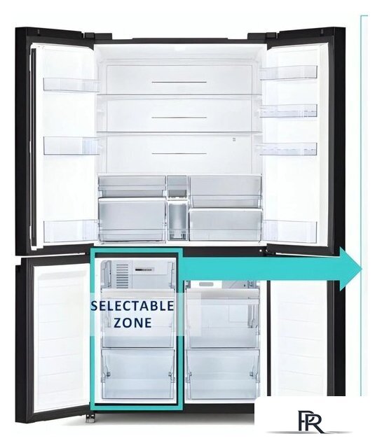 Четырёхдверный холодильник Hitachi R-WB720PUC1GCK - Изображение №2 — Интернет-магазин ПроЗаказ