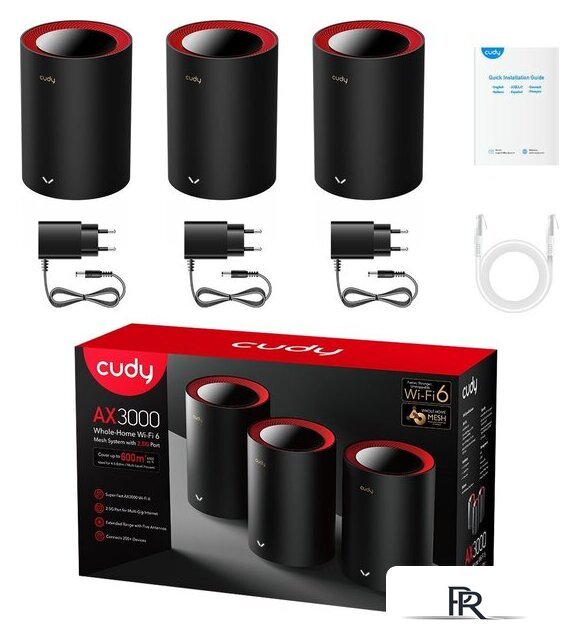 Wi-Fi система Cudy M3000 1.0 (3-Pack) - Изображение №6 — Интернет-магазин ПроЗаказ