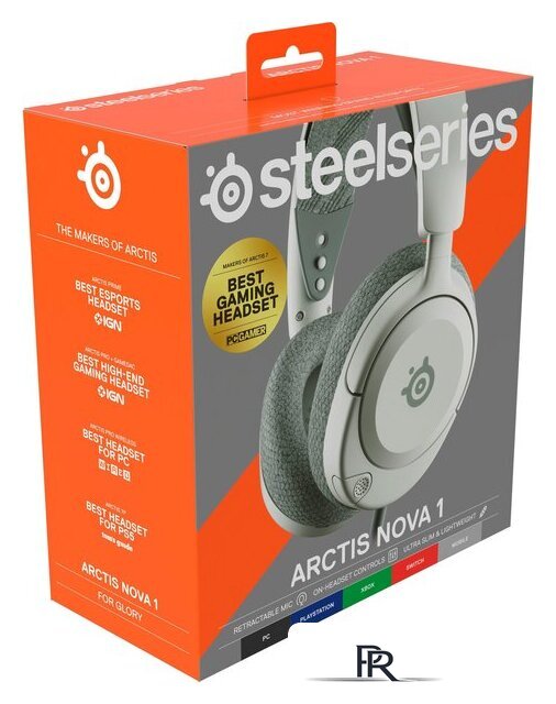 Наушники SteelSeries Arctis Nova 1 (белый) - Изображение №11 — Интернет-магазин ПроЗаказ