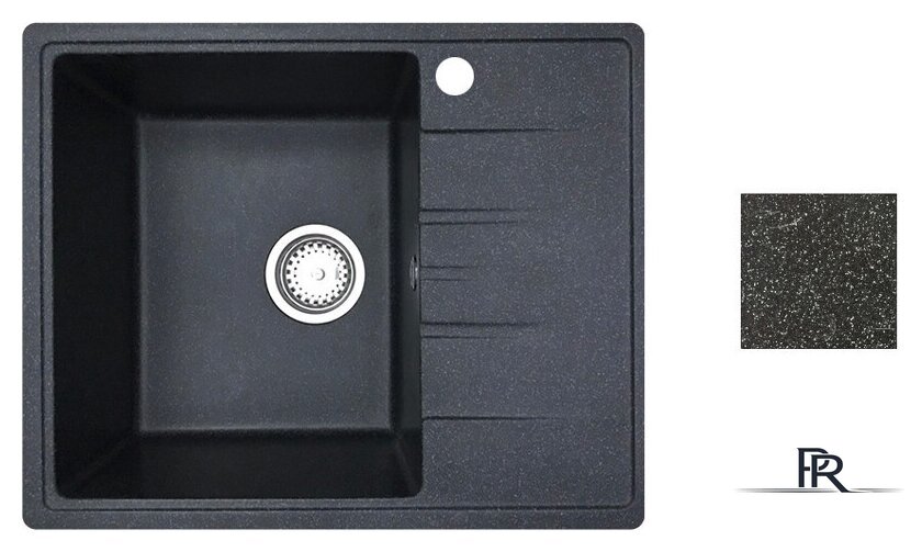 Кухонная мойка БелЭворс Mila L (черный, без сифона) - Изображение №1 — Интернет-магазин ПроЗаказ