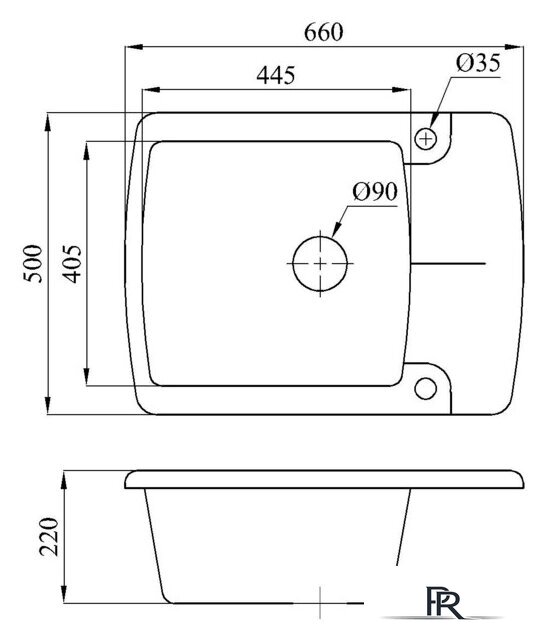 Кухонная мойка БелЭворс Flexi L (черный) - Изображение №3 — Интернет-магазин ПроЗаказ